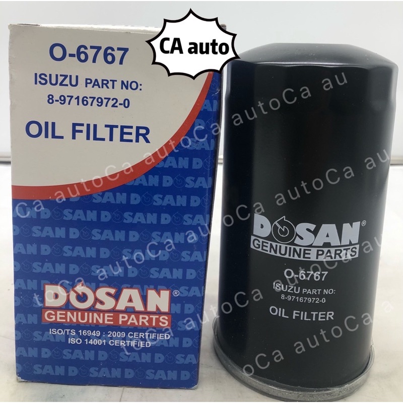 Isuzu D-Max 2.5cc Dosan O-6767 กรองน้ํามัน