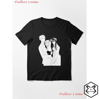 2022 SPY X FAMILY Anya And Loid Funny T-Shirt เสื้อยืดพิมพ์ลาย เสื้อยืดลายการ์ตูน คอกลม cotton ความนิยม Unisex