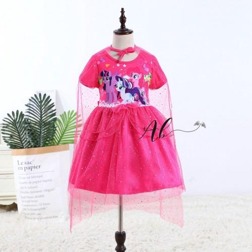 Angel Baby My Little Pony Dress (เชอร์รี่ &amp; สีม่วง)