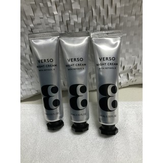 Verso Night Cream with Retinal 8 (15ml) พร้อมส่ง