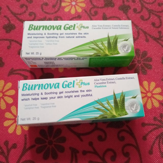 Burnova 25g.  เจลว่านหางจระเข้