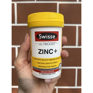 ร้านคนไทย🇹🇭 ของแท้ 100% Swisse Zinc+ 60 tablets