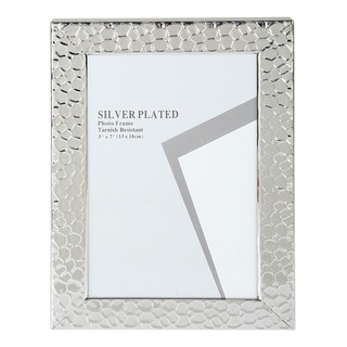 Picture frame FRAME KRORO 5X7 INCHES SILVER HLS Home decoration Home &amp; Furniture กรอบรูป กรอบรูป HOME LIVING STYLE KRORO