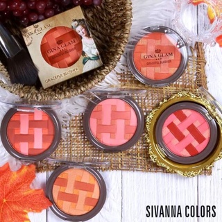 Gina Glam Graceful Blusher G91 จีน่า เกลม เกรซฟลู บลัชออน 8กรัม