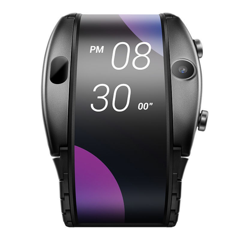Watch Nubia Alpha Flexible Screen Smart Sports Running Heart Rate Wearable Bluetooth Watch Men's and Women's Wrist Phone