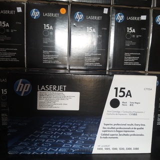 HP 15A C7115A Black ตลับหมึกโทนเนอร์ สีดำ ของแท้