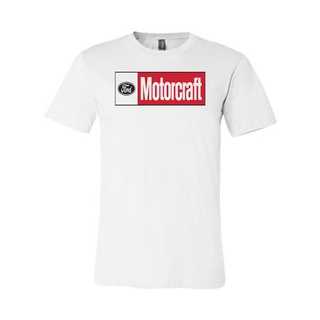 [100% Cotton] เสื้อยืดแขนสั้น พิมพ์ลายการ์ตูน Ford Motorcraft สําหรับผู้ชาย