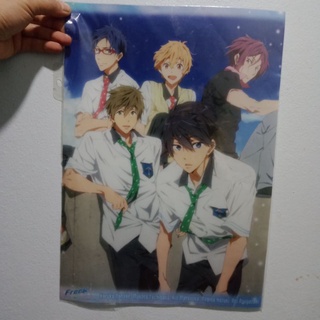 ของสะสม อนิเมะ โปสเตอร์พลาสติก A3 อนิเมะ เรืองฟรี Free Poster Anime Japan