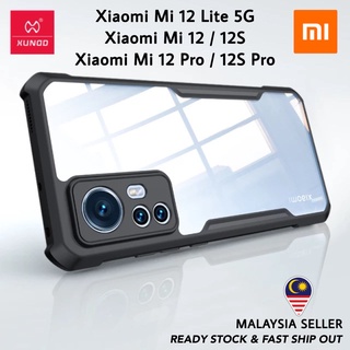 Xundd เคสโทรศัพท์มือถือแบบใส กันกระแทก กันรอยกล้อง สําหรับ Xiaomi Mi 12 Lite 5G 12S Mi 12S Pro Mi 12 Mi 12 Pro