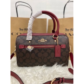 COACH ROWAN SATCHEL ลาย c