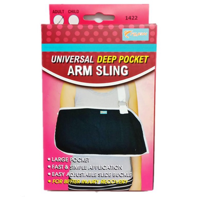 Flyon Universal Deep Pocket Arm Sling(ผู้ใหญ่)