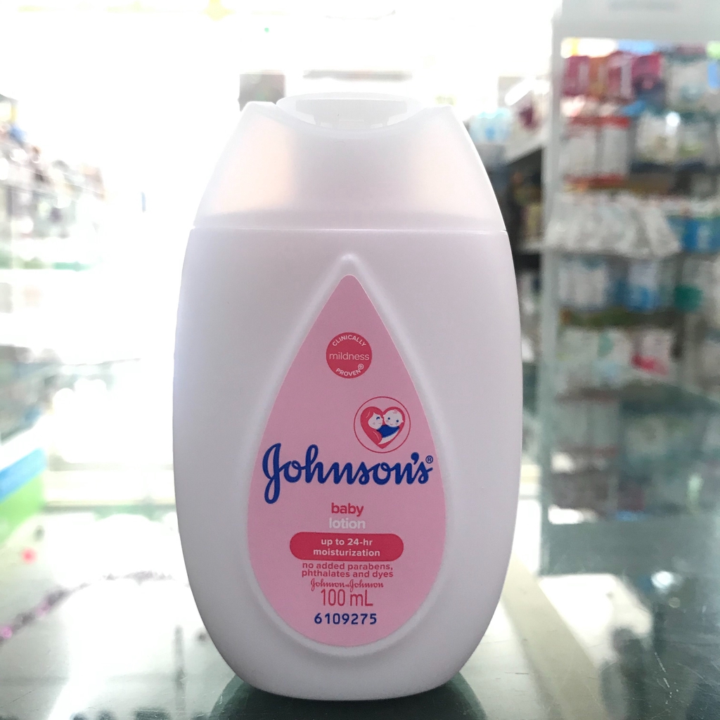 1แถม1 จอห์นสัน เบบี้โลชั่น Johnson Baby lotion 100 ml./ขวด EXP 19/7/2025