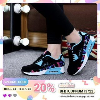 Toe-In รองเท้าผ้าใบแฟชั่น  สีสดใส รหัสสินค้า L-0102