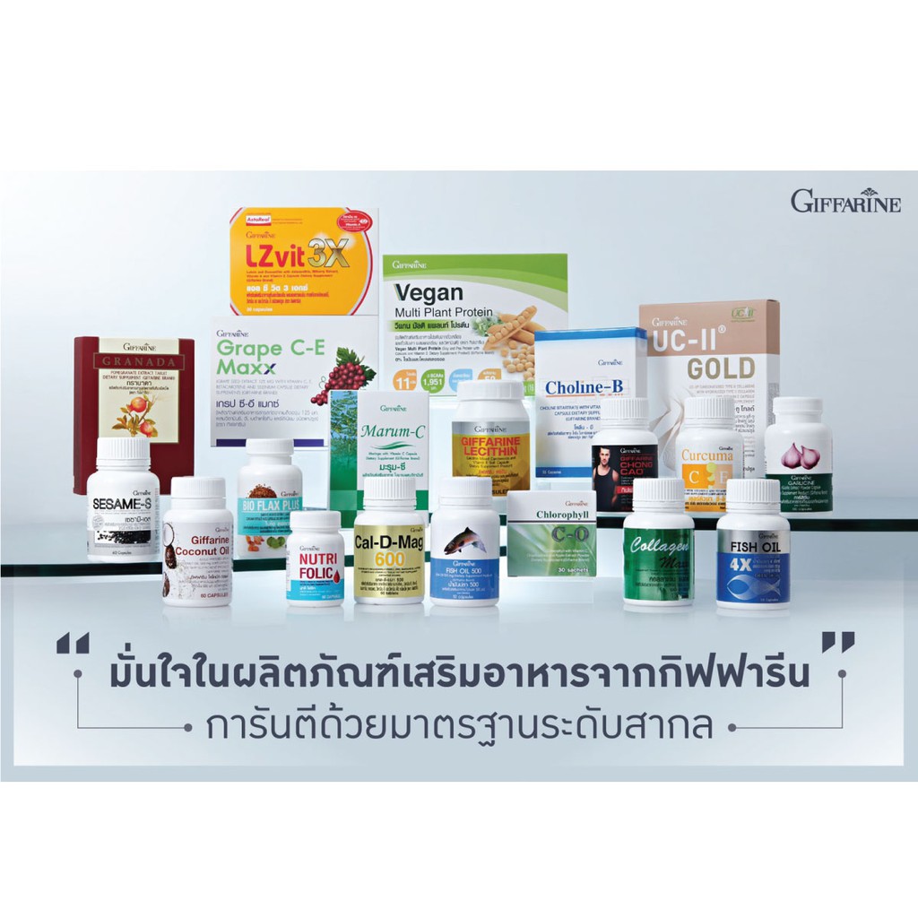 ไฟเบอร์รีน เส้นใยอาหาร  ไฟเบอรีน  Giffarine Fiberine ผลิตภัณฑ์เสริมอาหารใยอาหารชนิดเม็ด - รูปที่ 4