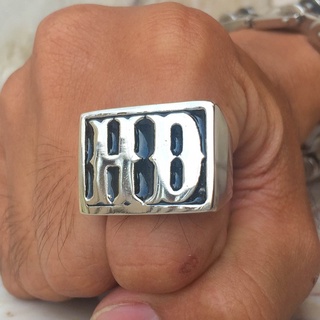 แหวน HD harley davidson สแตนเลสแท้ stainless 316l แหวนผู้ชาย แหวนแฟชั่น แหวนเท่ๆ แหวนสแตนเลส แหวน ring แหวนเลส allacc