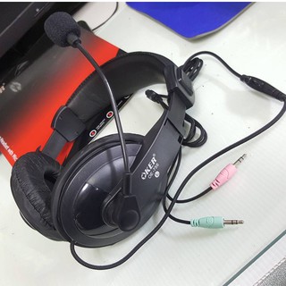 หูฟังคอมพิวเตอร์ หูฟังครอบหู รุ่น OKER OE-756 หัว3.5mm mic+sound