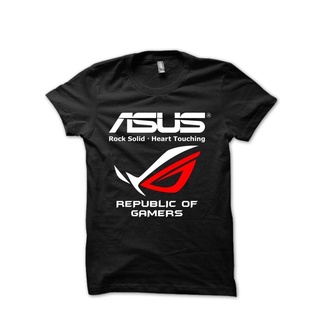 ASUS ROG AMD INTEL NVIDIA T-SHIRT Casual  T-shirt Hipster Tees Mens T ShirtS-5XL