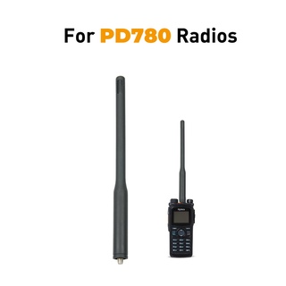 【T-66】เสาอากาศยาว 20.5 ซม. Vhf วิทยุสื่อสารสองทาง 136-174Mhz สําหรับ Hytera HYT TC780 PD700 PD780 PD780G