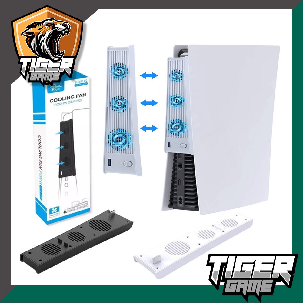 KJH Cooling Fan PS5 Ultra HD & Digital (พัดลม PS5)(พัดลมระบายความร้อน PS5)(Playstation5 Cooling Fan)