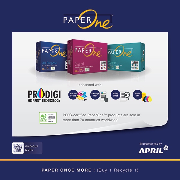 กระดาษถ่ายเอกสาร PaperOne A3 80 แกรม / 1 รีม - รูปที่ 3