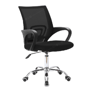 เก้าอี้ เก้าอี้สำนักงาน Office Chair เก้าอี้ทำงาน เก้าอี้โฮมออฟฟิต สามารถปรับระดับความสูงได้ (Black) - รุ่น B