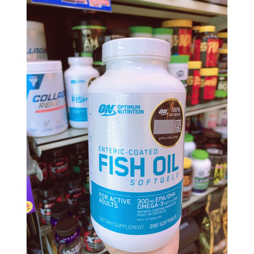 ON Enteric Fish Oil 200s. น้ำมันปลา ขนาด200's