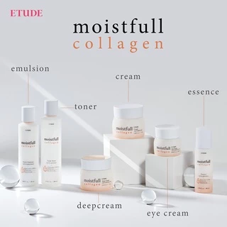 แท้💯พร้อมส่ง Etude Moistfull Collagen Cream/ Eye Cream/ Emulsion/ Toner/ Cleansing Foam รวมคอลลาเจนจากอิทูดี้