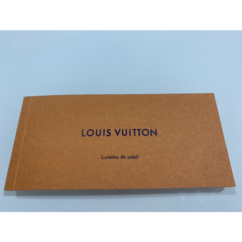 LV Sunglasses Manaul book