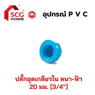 ปลั๊กอุดเกลียวใน 6 หุน / 3/4" / 20มม. SCG