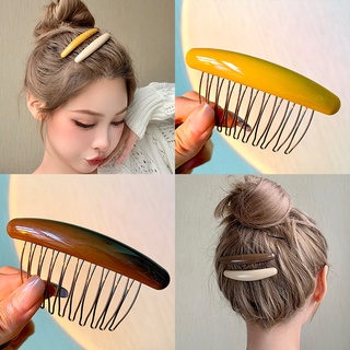 Korean seamless hair comb ขนาด 8.5 cm.หวีสับ หวีเสียบ หวีสับเกาหลี หวีแคนดี้ หวีเก็บ หวีผม