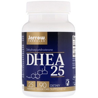 Jarrow Formulas, DHEA 25, 25 mg, 90 Veggie Caps ต้านชรา