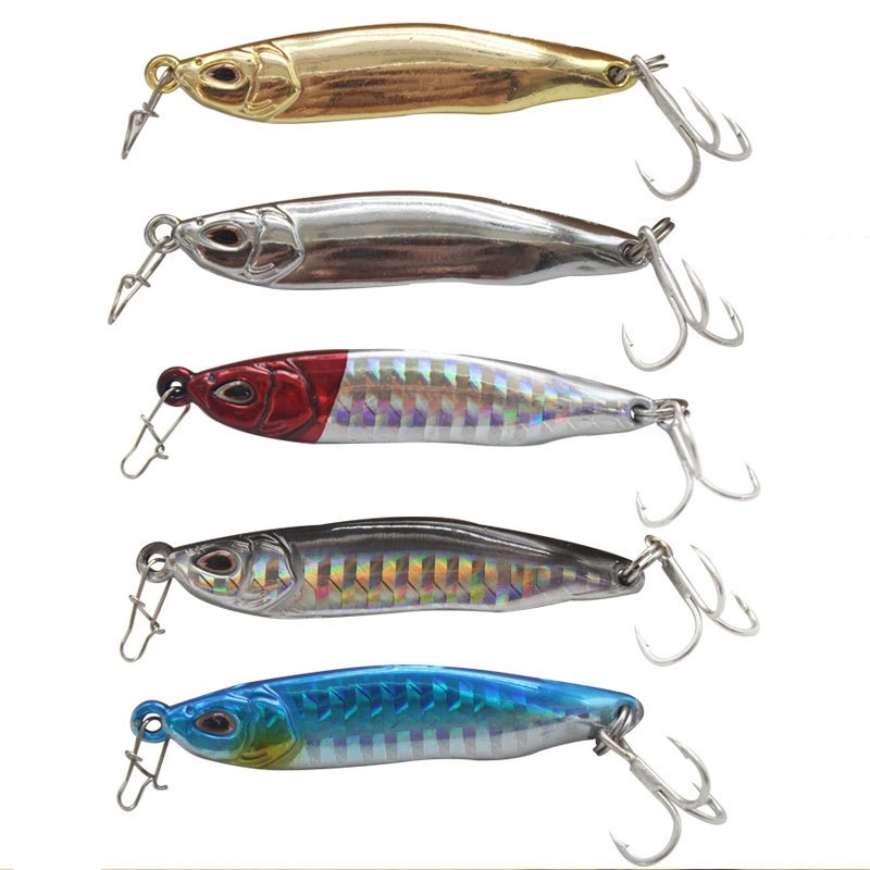 ใหม่ เหยื่อตกปลา เลเซอร์ Duo Jig 7 กรัม 10 กรัม 15 กรัม 20 กรัม ตะกั่วโลหะ Jigging Slow Jigging Trolling Metal Spoon Fishing Lure 1 ชิ้น