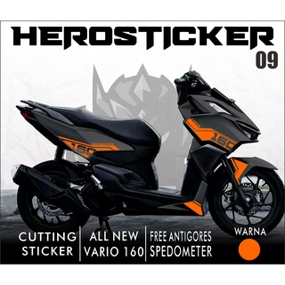 สติกเกอร์ตัด แบบเรียบง่าย สําหรับ Honda VARIO 160 VARIO 160 09