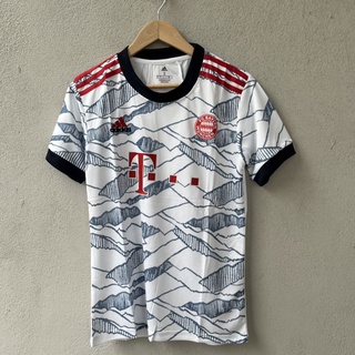 【21/22】เสื้อกีฬาแขนสั้น ลายทีมเยือน FC Bayern 3rd ไซซ์ XS 3XL#g