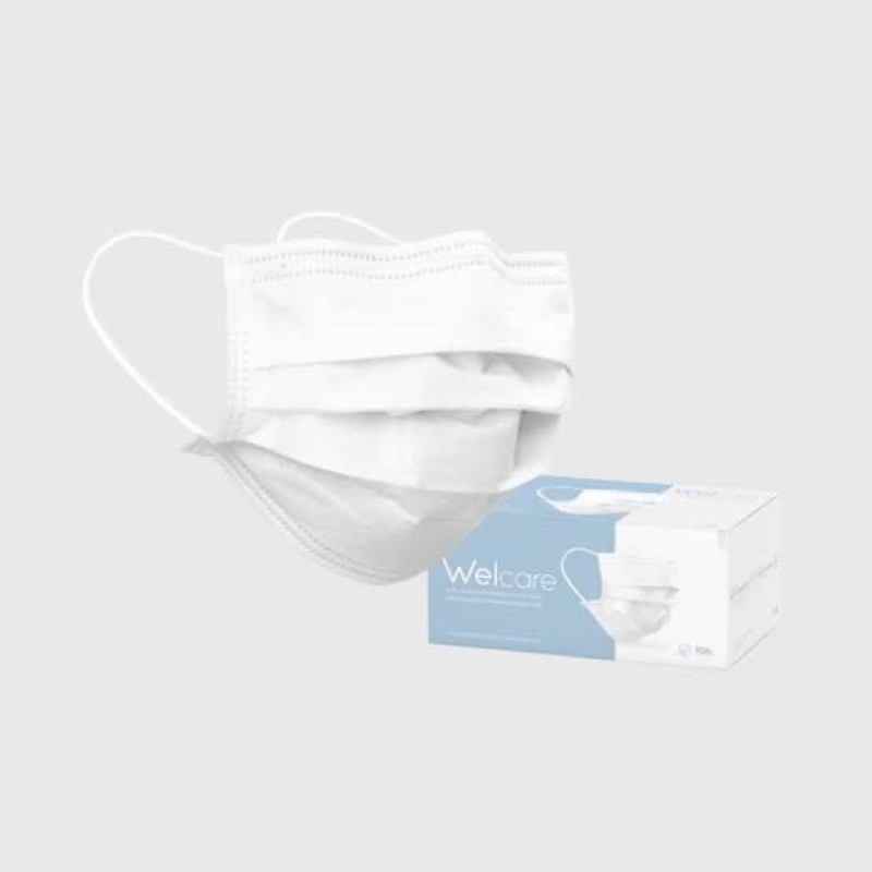 แมส_หน้ากสกอนามัยผู้ใหญ่_Welcare 3Ply Face Mask_เวลแคร์มาร์ส