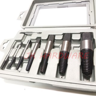 ชุดถอนน็อตเกลียวซ้าย 8 ชิ้น ถอนน็อตขาด ถอนก๊อกน้ำ Screw Extractor Set 8 PCS