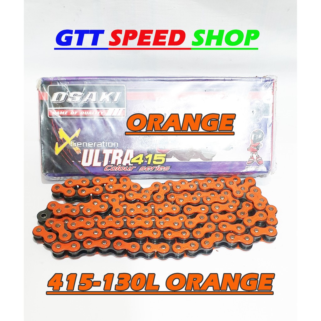 OSAKI 415-130L ORANGE CHAIN ORIGINAL THAILAND