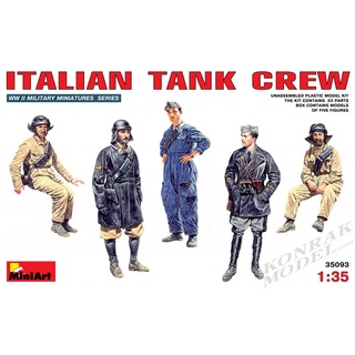 MI35093 ITALIAN TANK CREW 1/35