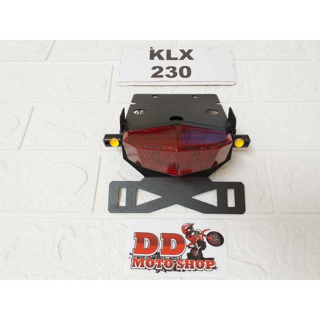 ท้ายสั้นklx230 #ใส่ไฟเลี้ยวตาแมว #โครงเหล็กหนา1.2mm #ไฟท้ายแต่งKLX230 KLX230S KLX230SE KLX230SM SHER