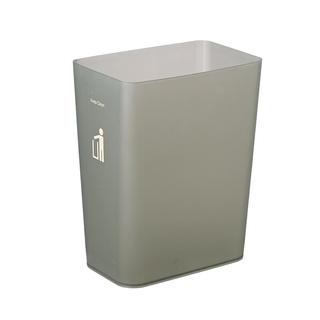 ถังขยะเหลี่ยม 9 ลิตรDKWHH-226P/6เทาใส ถังขยะ Square trash bin 9 liters DKWHH-226P/6 clear gray