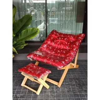เก้าอี้พักผ่อน มีให้เลือก 2 รุ่นไซส์ใหญ่ สุ่มสี ไซส์ใหญ่ 95 * 135 cm
