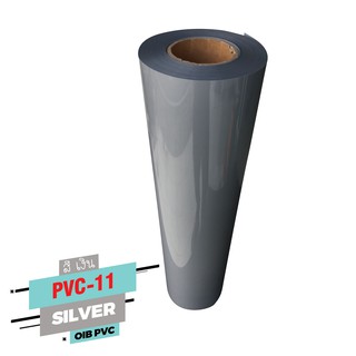 โพลีเฟล็กซ์ Flex ตัด PVC สีเงิน สำหรับชุด กีฬา ราคา ถูกความยาว1 เมตร