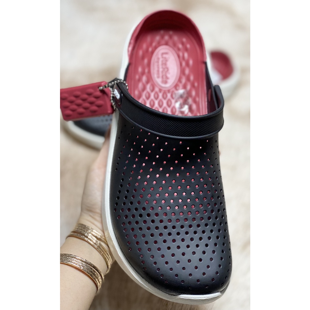 รองเท้า crocss LiteRide แตะผลิตจากยางแท้ 100% มีเบอร์ 36-45 มีสีให้เลือก 34 สี V2 รองเท้าหัวโต