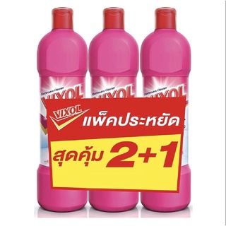 น้ำยาทำความสะอาดห้องน้ำ VIXOL 900ml แพ็ค3 ชมพู