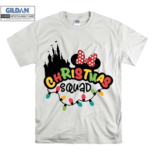 [S-5XL] เสื้อยืดลําลอง แขนสั้น พิมพ์ลาย Minnie Mouse Squad ขนาดใหญ่ แฟชั่นยอดนิยม สําหรับผู้ชาย