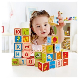 ของเล่นไม้เสริมพัฒนาการ รุ่นตัวต่อ ABC แบรนด์ Hape - ABC Blocks