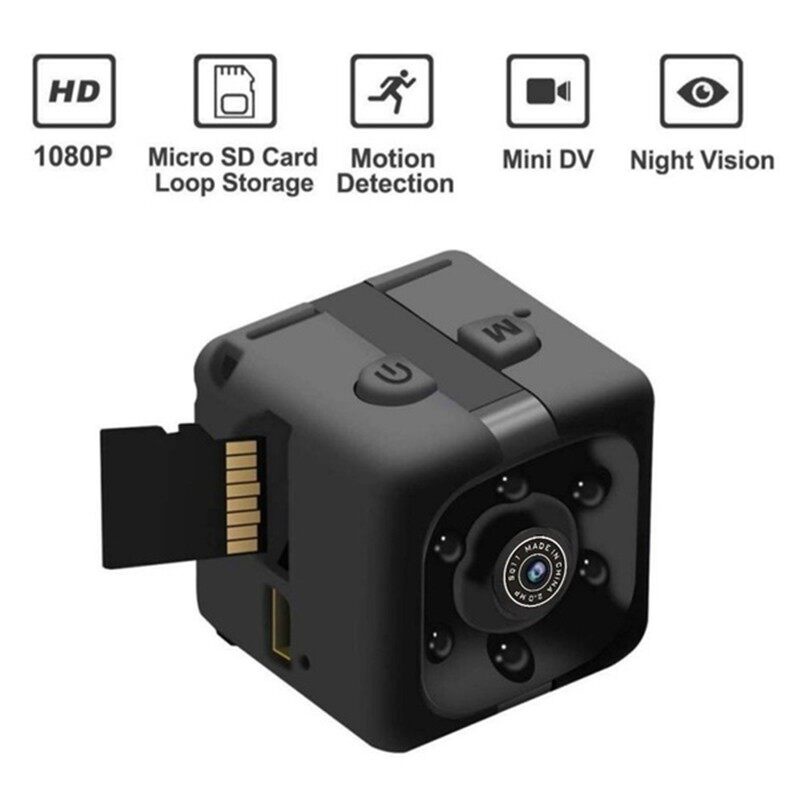 Sq11 กล้องรักษาความปลอดภัย ขนาดเล็ก 1080P เซนเซอร์จับการเคลื่อนไหว DVR กล้องไมโครคิวบ์ กีฬา วิดีโอ กล้องขนาดเล็ก พร้อมส่ง
