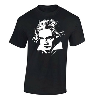 [S-5XL] เสื้อยืดพิมพ์ลาย Ludwig van Beethoven คลาสสิกสําหรับผู้ชาย