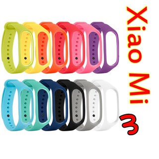 สายนาฬิกา TPU สำหรับ Mi band 3 Mi band 4  เเละฟิล์มกันรอย