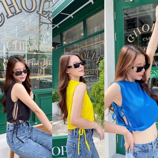 Minim popcorn crop❤️ crop top เสื้อครอป Minim สีสวย เสื้อแฟชั่น สายคาเฟ่ ห้ามพลาด‼️